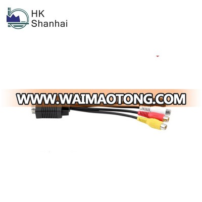 SHANHAI Low price VGA to TV converter S-Video 3 RCA PC Computer AV Adapter Cable vga to single bnc